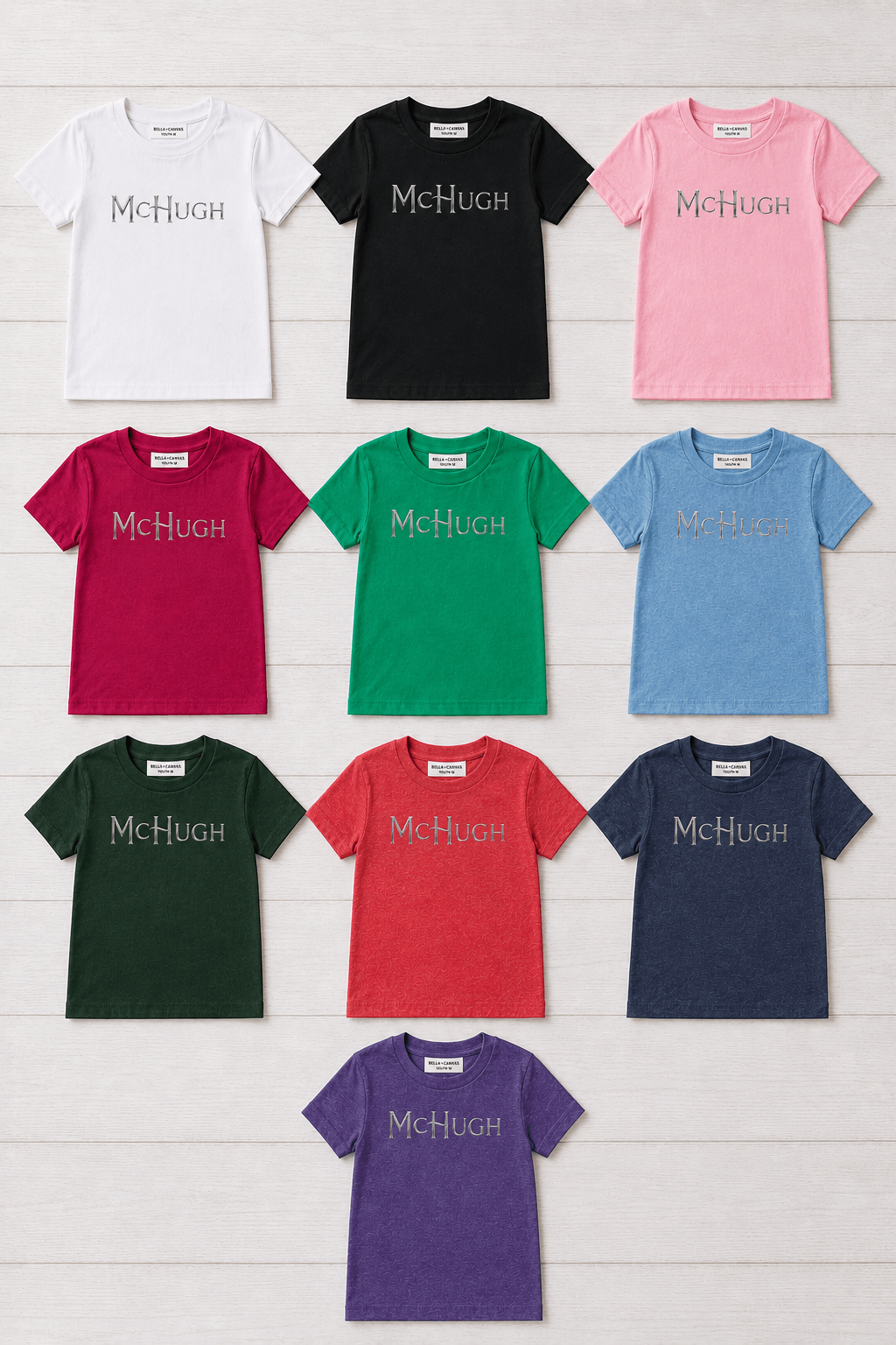 McHugh Youth Tee, Multiple Colors