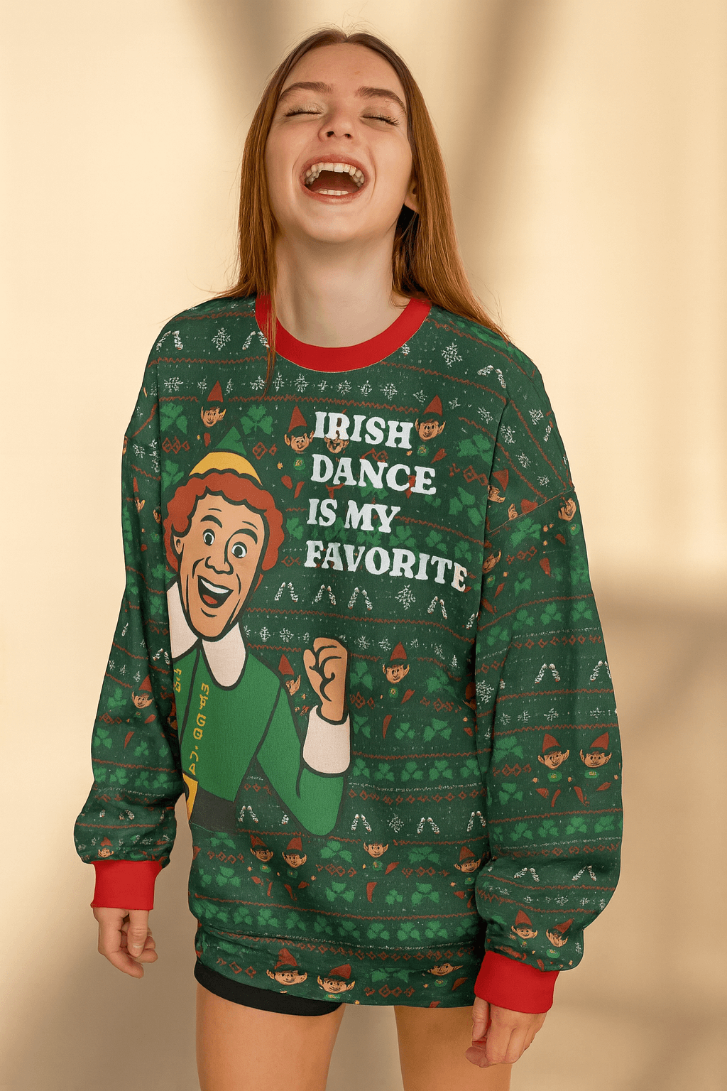 Irish Dance Ugly Sweater, Funny Irish Dance, Irish Dancer Gift, Gifr for Irish Dancer, Irish Dance Present, Irish Dance Humor