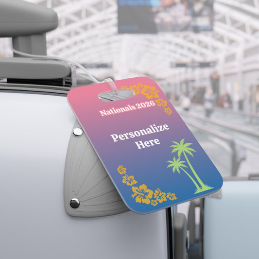 Irish Dance Nationals 2026, Nationals Luggage Tag, NAIDC Bag Tag, Irish Dance Send Off Gifts, Personalized Irish Dance Accessories