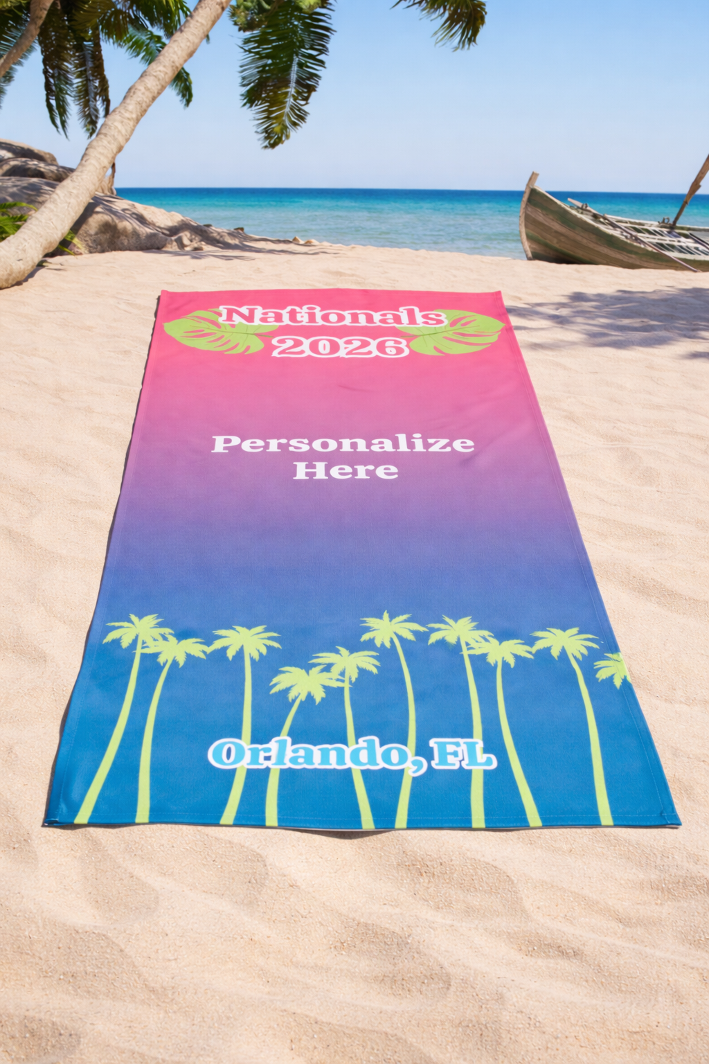 Irish Dance Nationals 2026, Nationals Towel, NANs Towel with Name