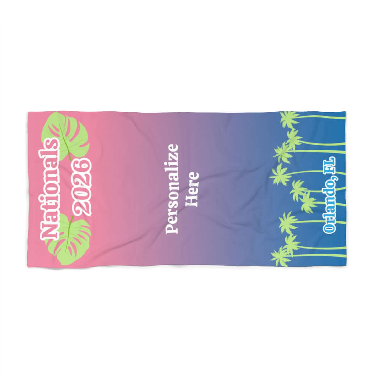 Irish Dance Nationals 2026, Nationals Towel, NANs Towel, Personalized