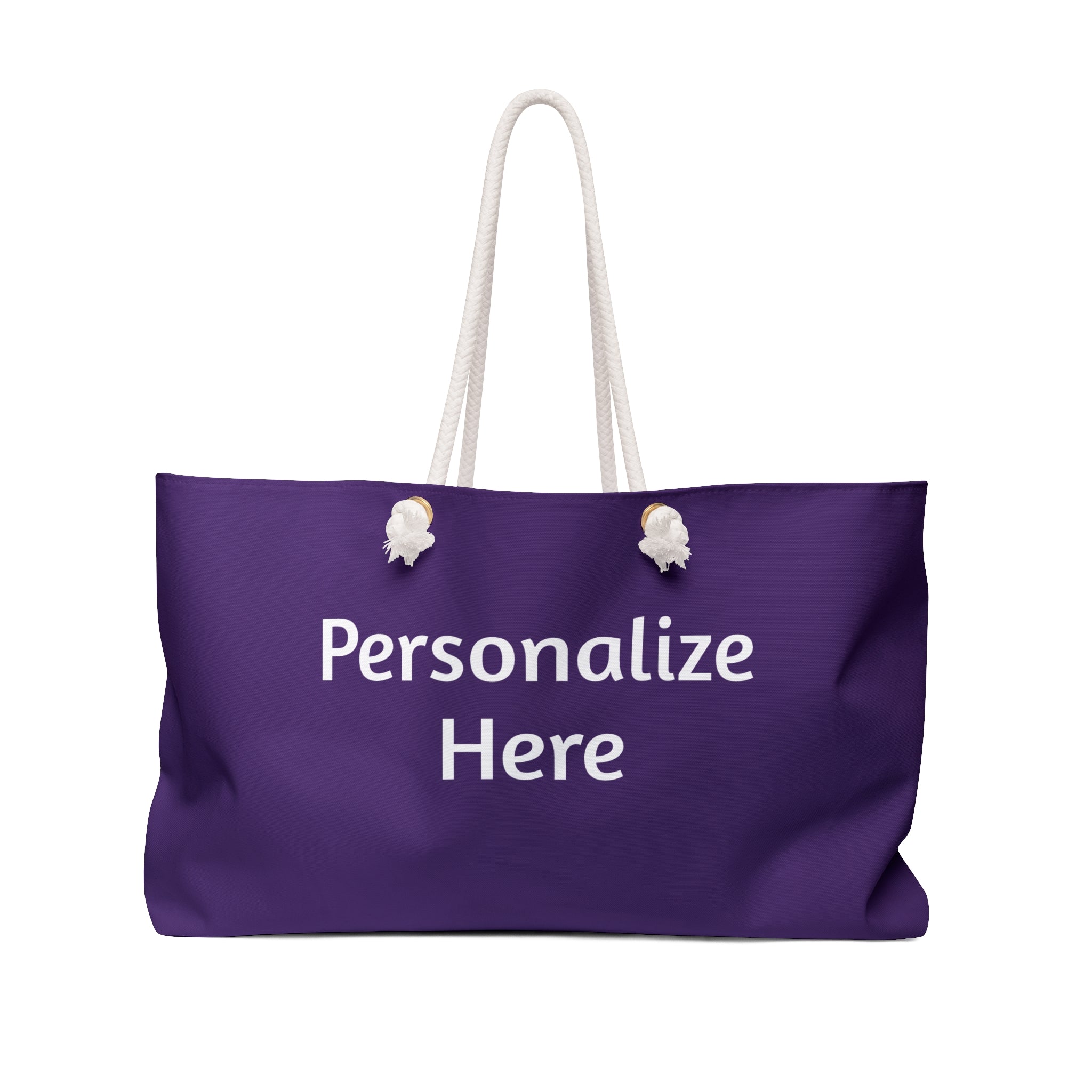 McCafferty Personalized Purple Weekender Bag – Custom Name Irish Dance Travel Tote