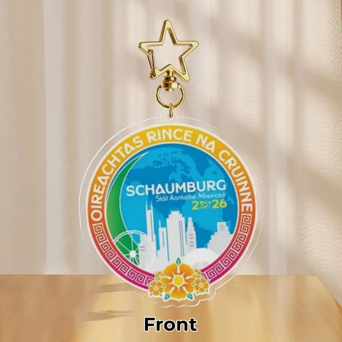 Irish Dance Accessory, ORNCE 2026, Irish Dance Worlds Gifts, CLRG Worlds 2026 Keychain, Irish Dance Gifts