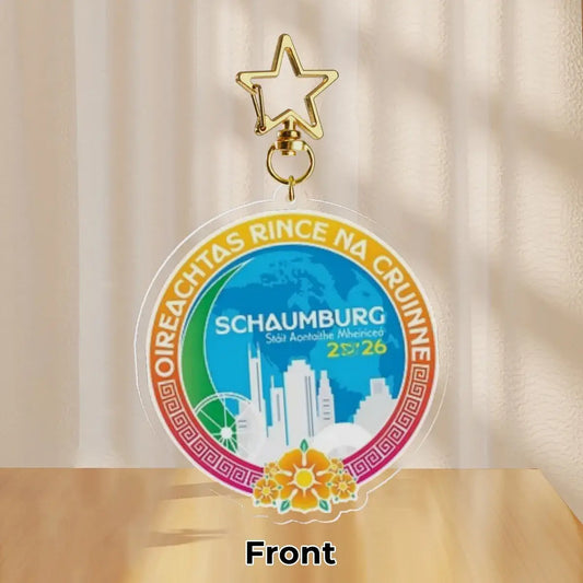 Irish Dance Accessory, ORNCE 2026, Irish Dance Worlds Gifts, CLRG Worlds 2026 Keychain, Irish Dance Gifts