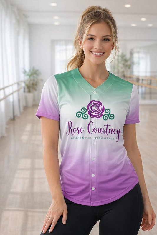 Irish Dance Baseball Jersey, Custom Dance School Apparel, Affordable Irish Dance Gear