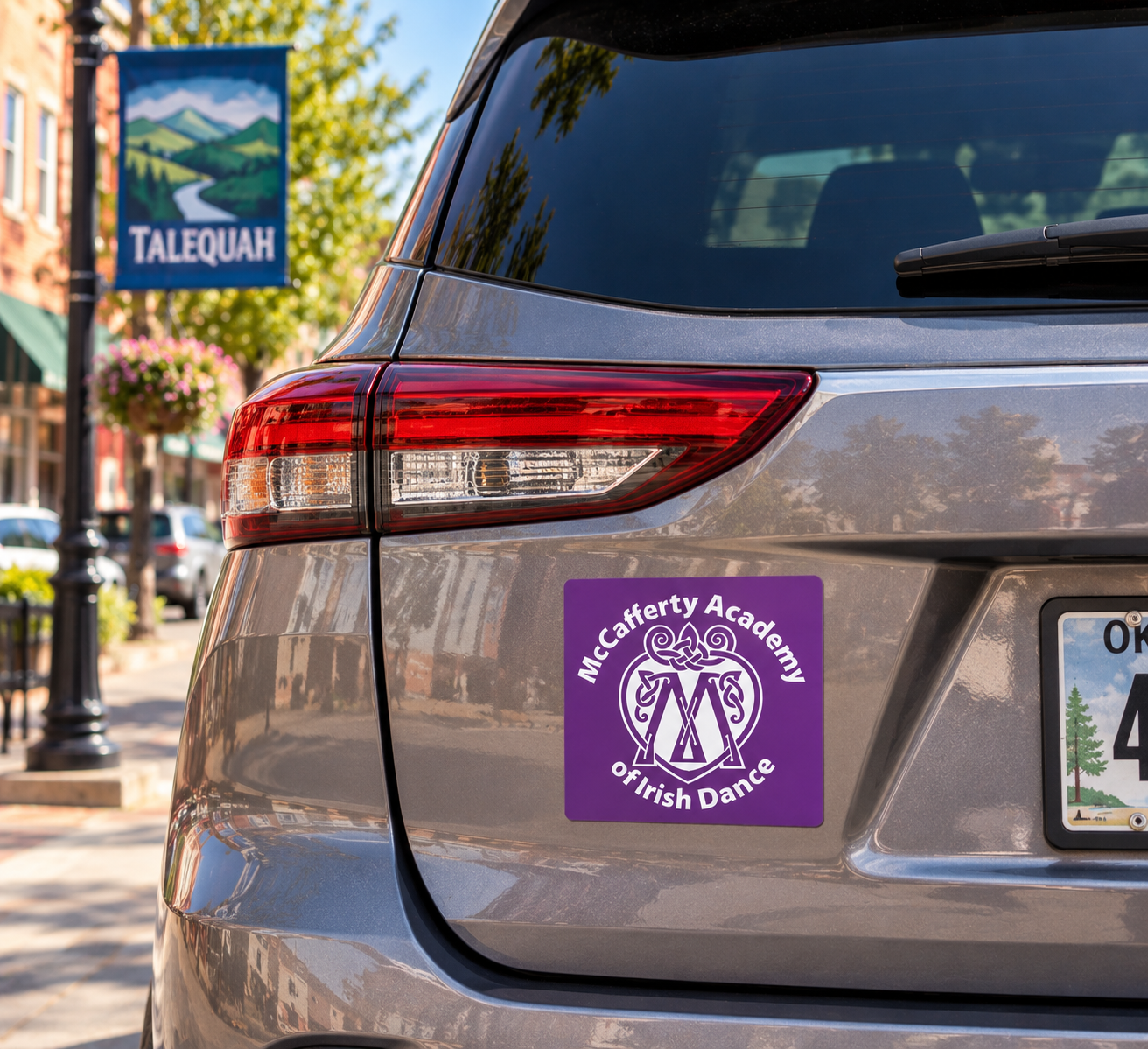 Car Magnet — McCafferty Academy of Irish Dance Logo (Purple)
