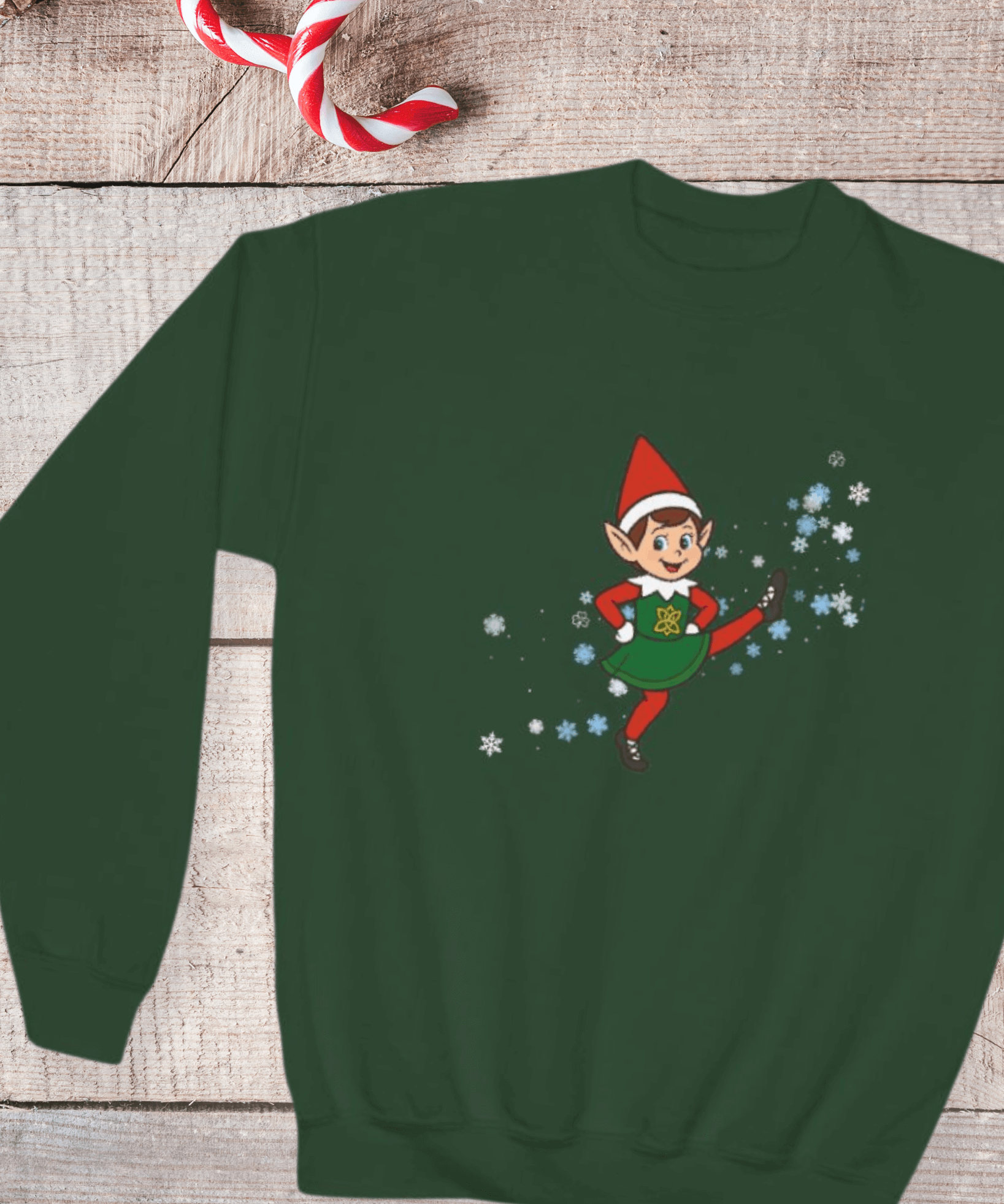 Irish Dance Christmas Jumper, Irish Dance Sweatshirt, Irish Dance present for her, cozy Irish Dance Crewneck Sweatshirt