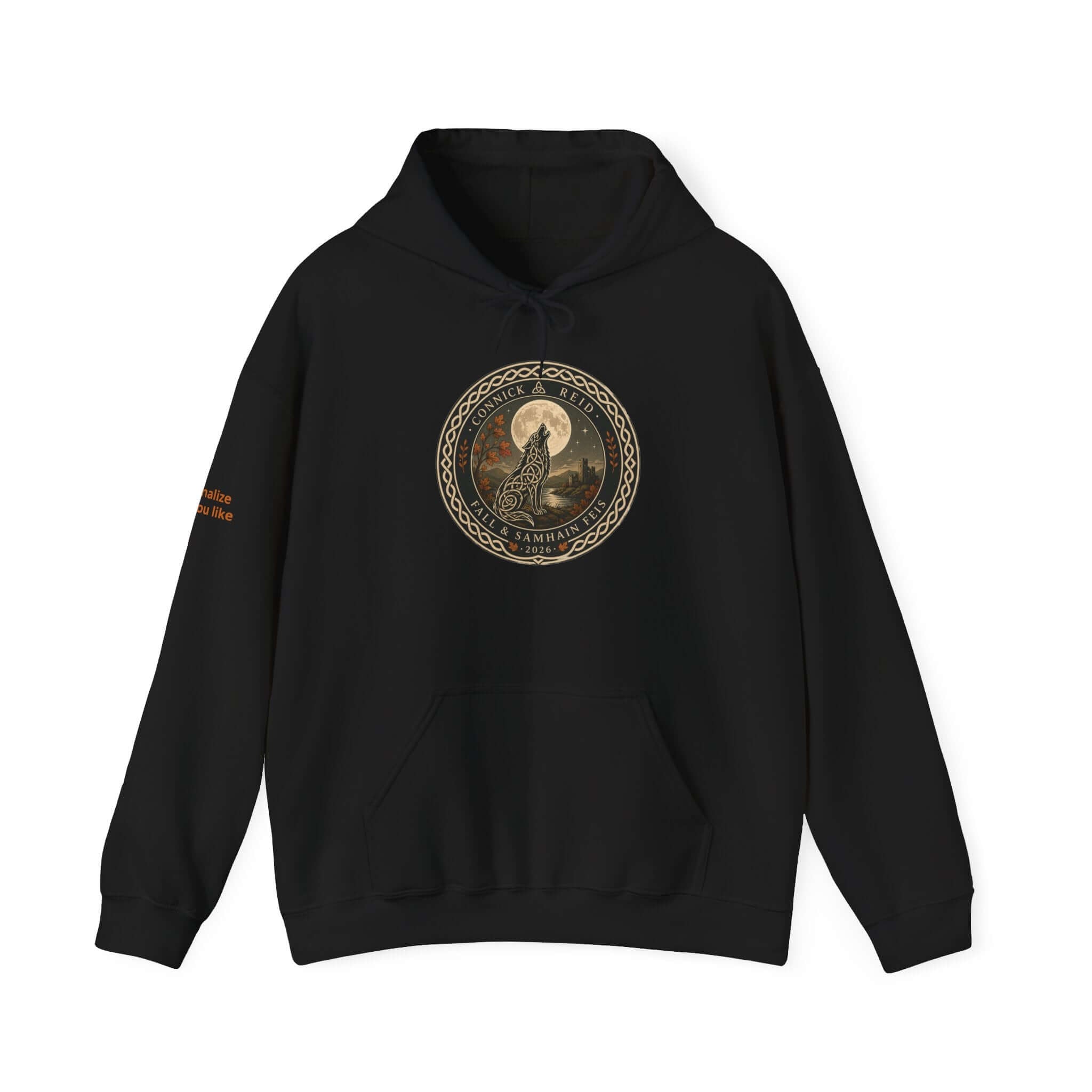 Connick Reid Academy Fall and Samhain Feis Adult Hoodie- Personalization included