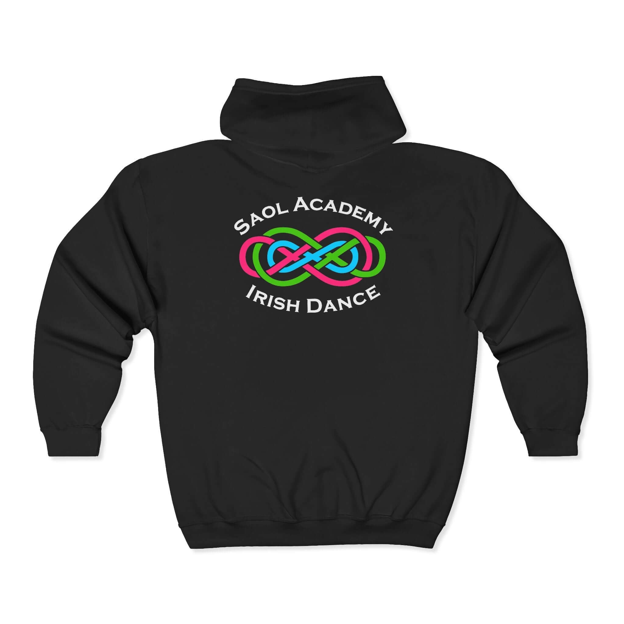 Saol Academy Irish Dance Full-Zip Hoodie, personalization included