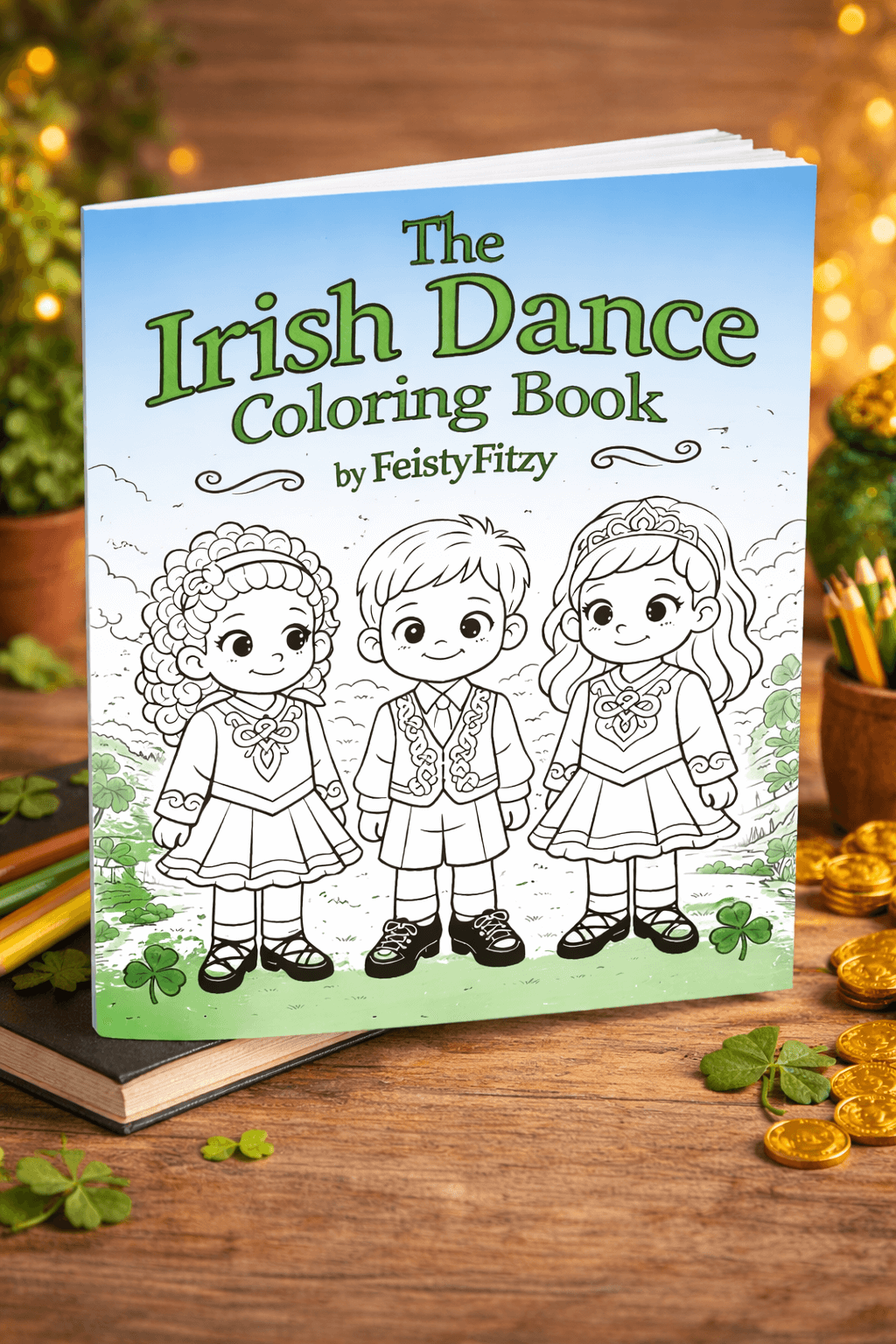 Irish Dance Coloring Book, What to get your Irish Dancer, Irish Dance Gifts, Irish Dance Presents