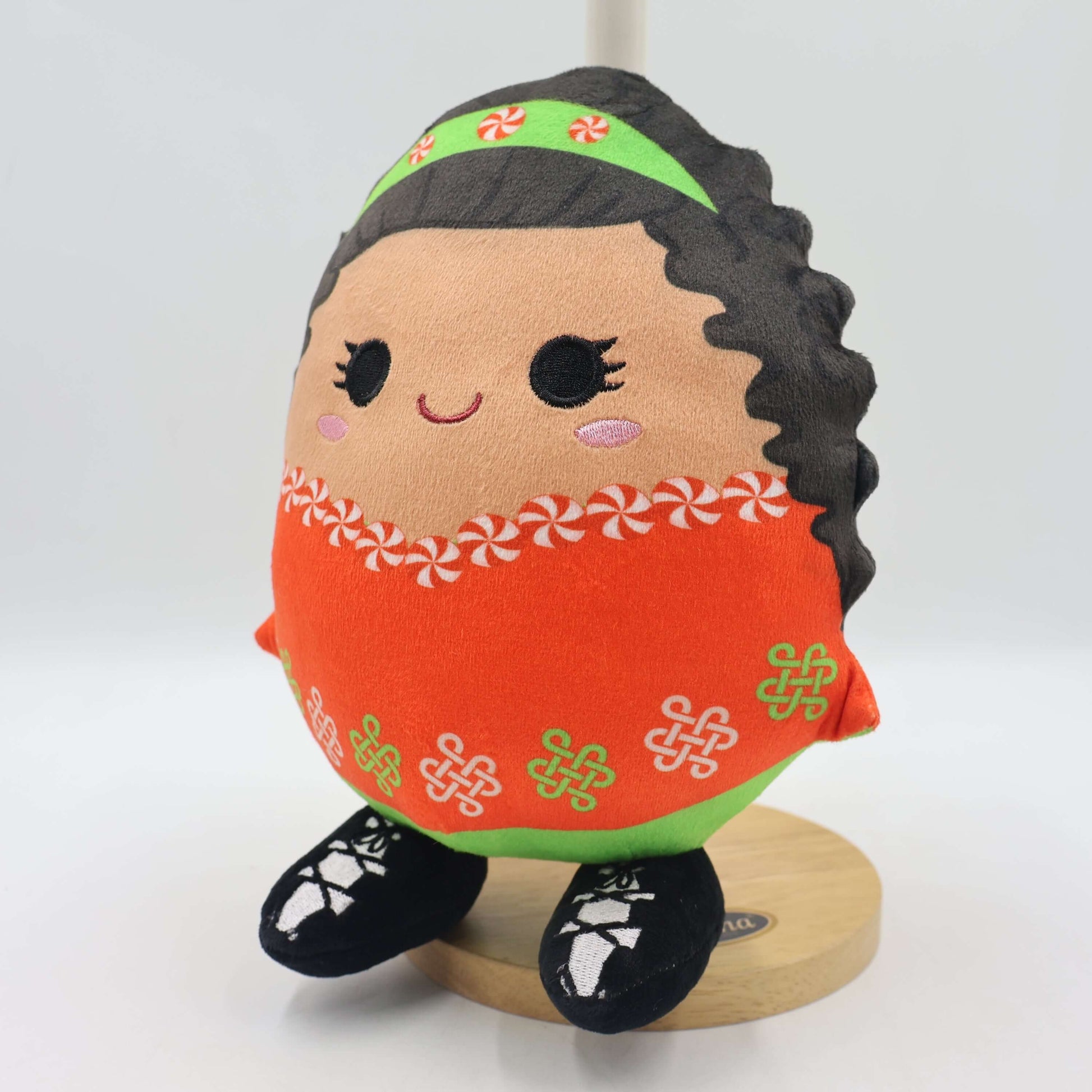 Irish Dance Doll, Irish Dance Stuffie, Irish Dance Plushie, Plush Toy for Christmas, Christmas Gift for Irish Girl, Christmas Gift for Dancer