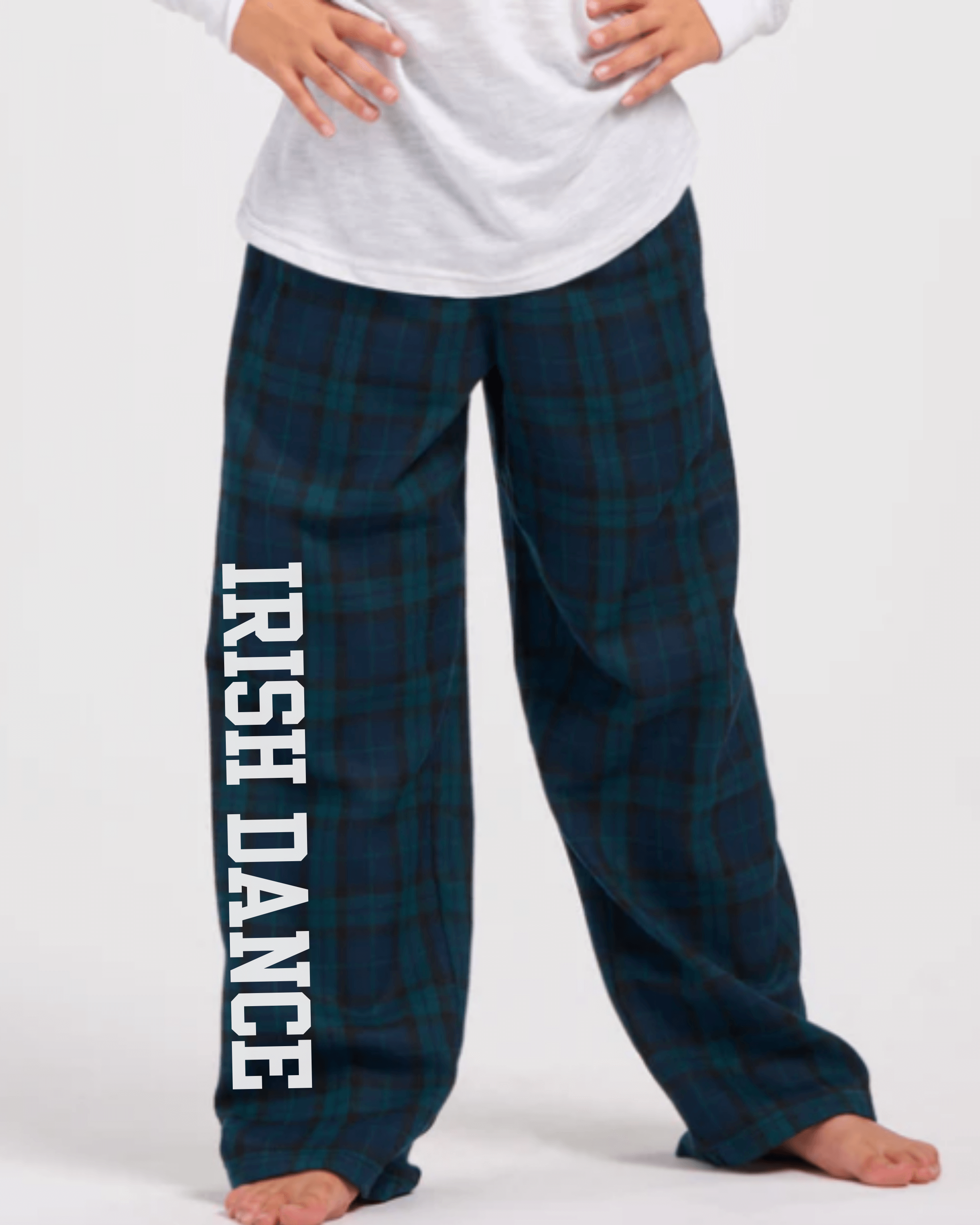 Irish Dance Apparel, Flannel Pants, Irish Dance Practice Gear, Gifts for Irish Dancers, Irish Dance Gifts, Irish Step Dance Gifts, Team Gifts