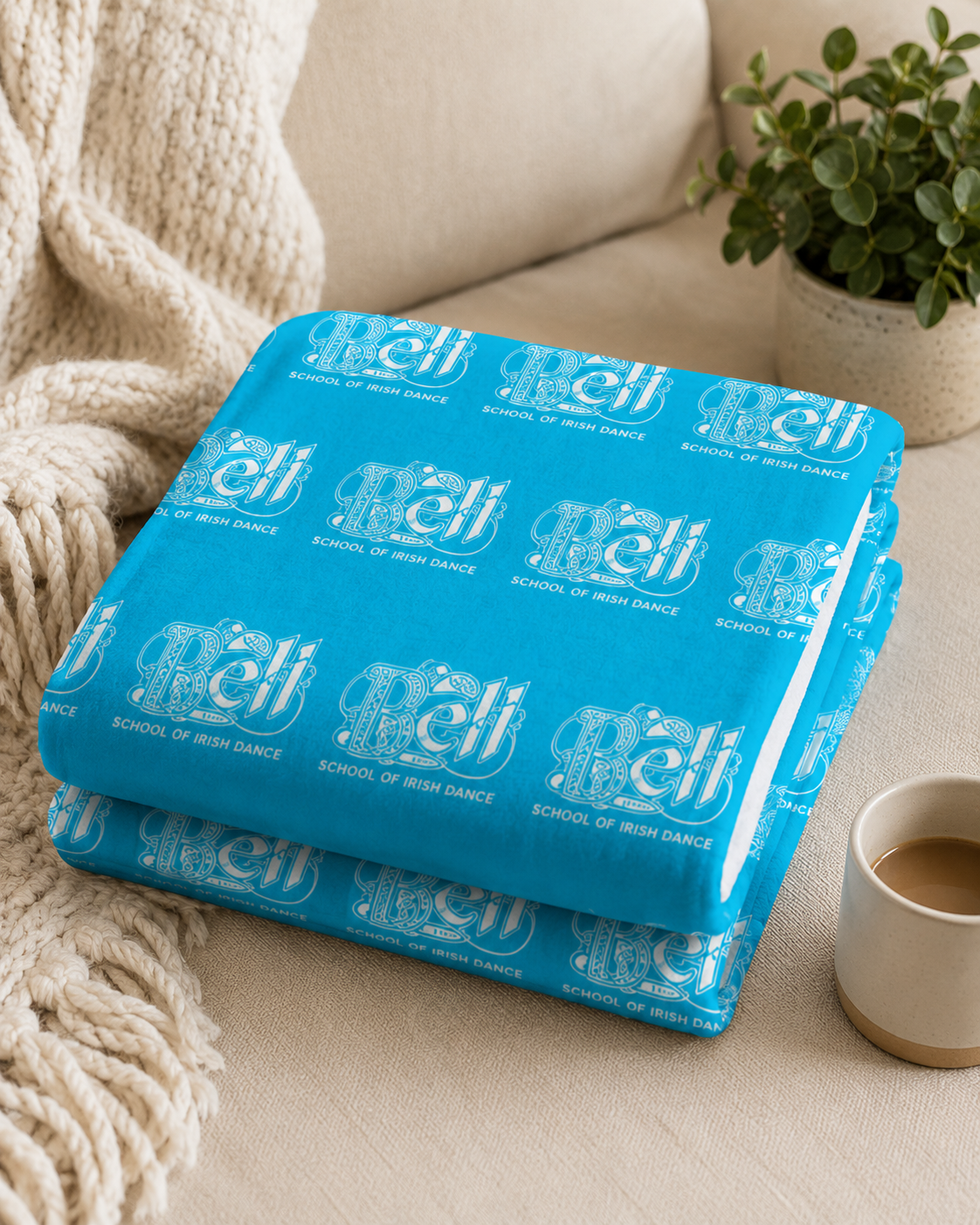 Bell School Velveteen Plush Blanket