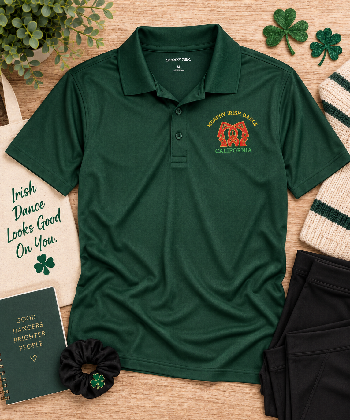 Murphy Embroidered Performance Polo