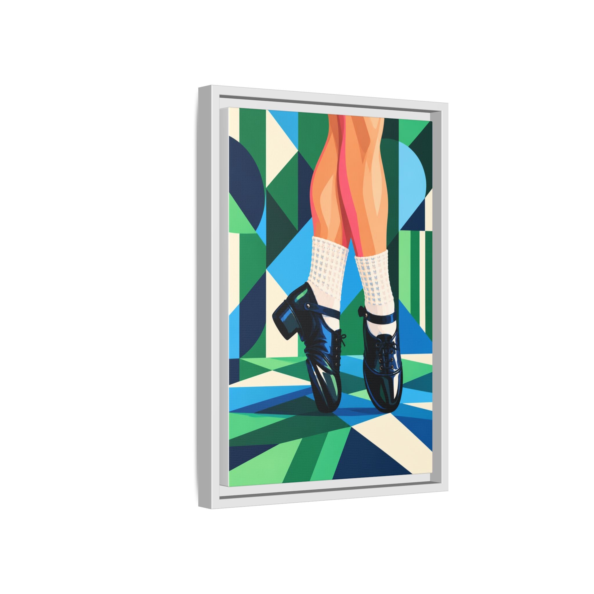 Reel Rhythm ☘️ Irish Dance Wall Art – Hard Shoe Canvas Print