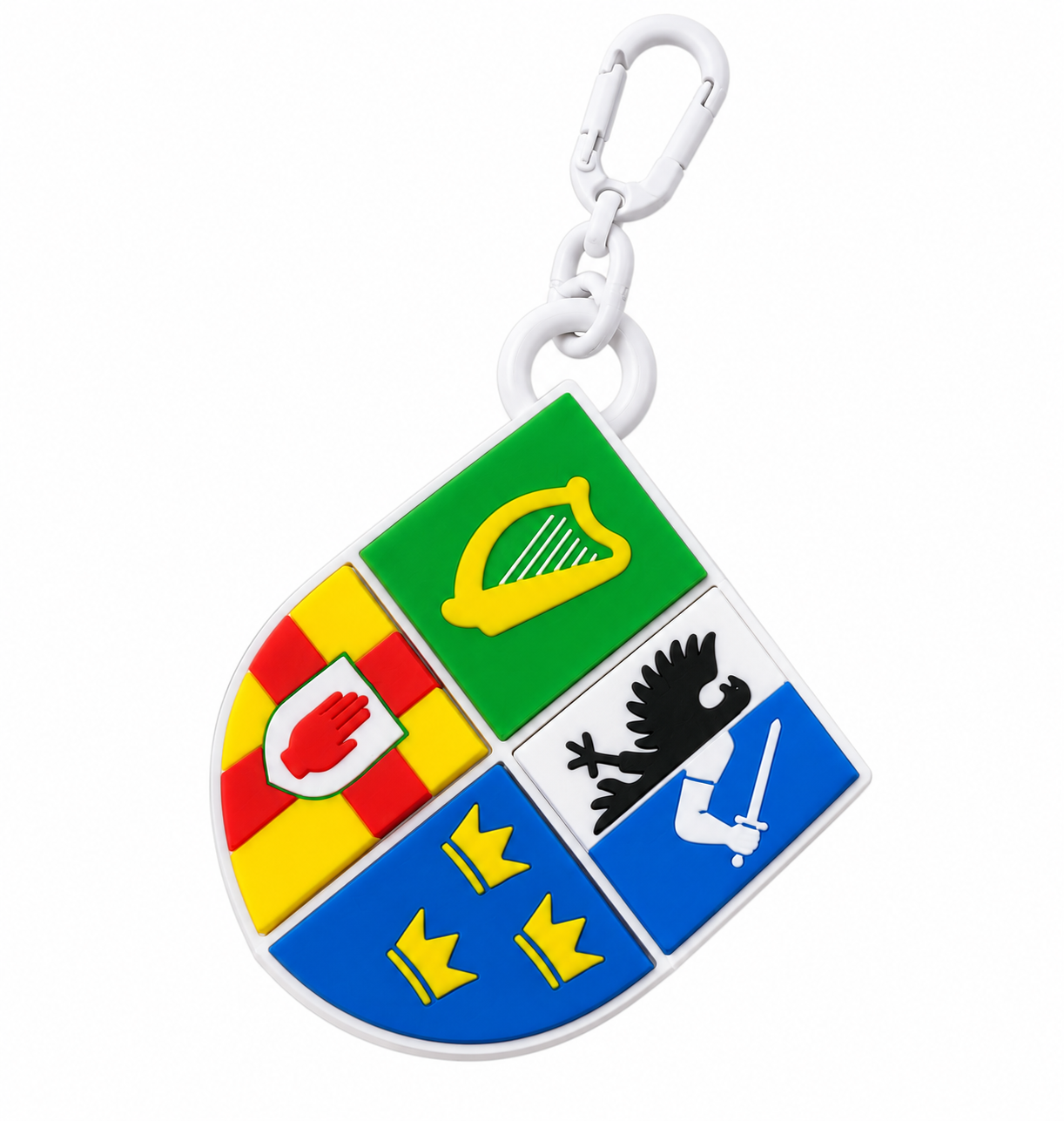 Four Provinces of Ireland Fidget Clicker Keychain 🇮🇪