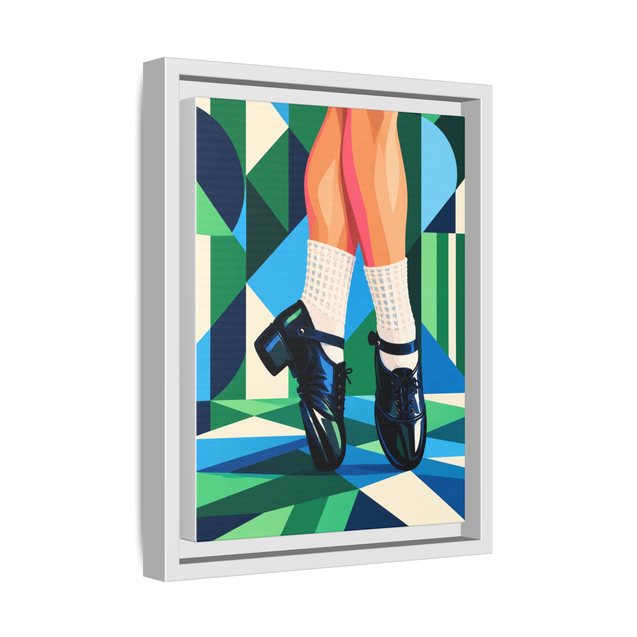 Reel Rhythm ☘️ Irish Dance Wall Art – Hard Shoe Canvas Print