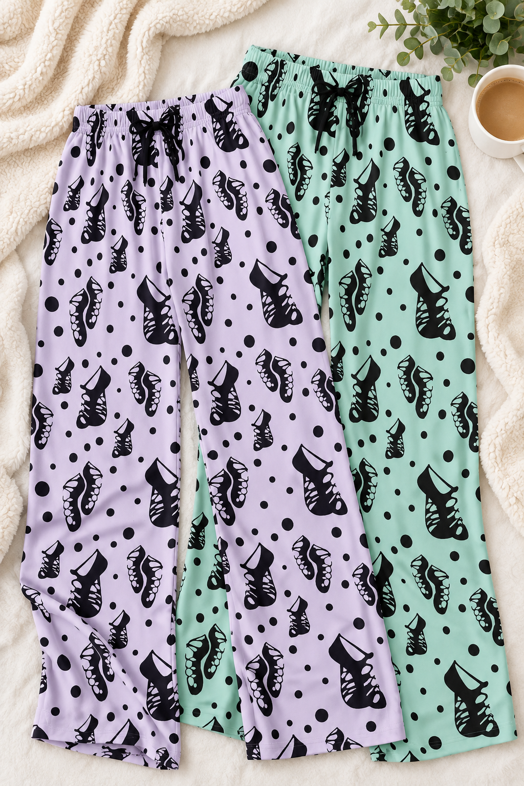 Cozy Fleece Pajama Pants ☘️ Christmas Gift for Irish Dancers