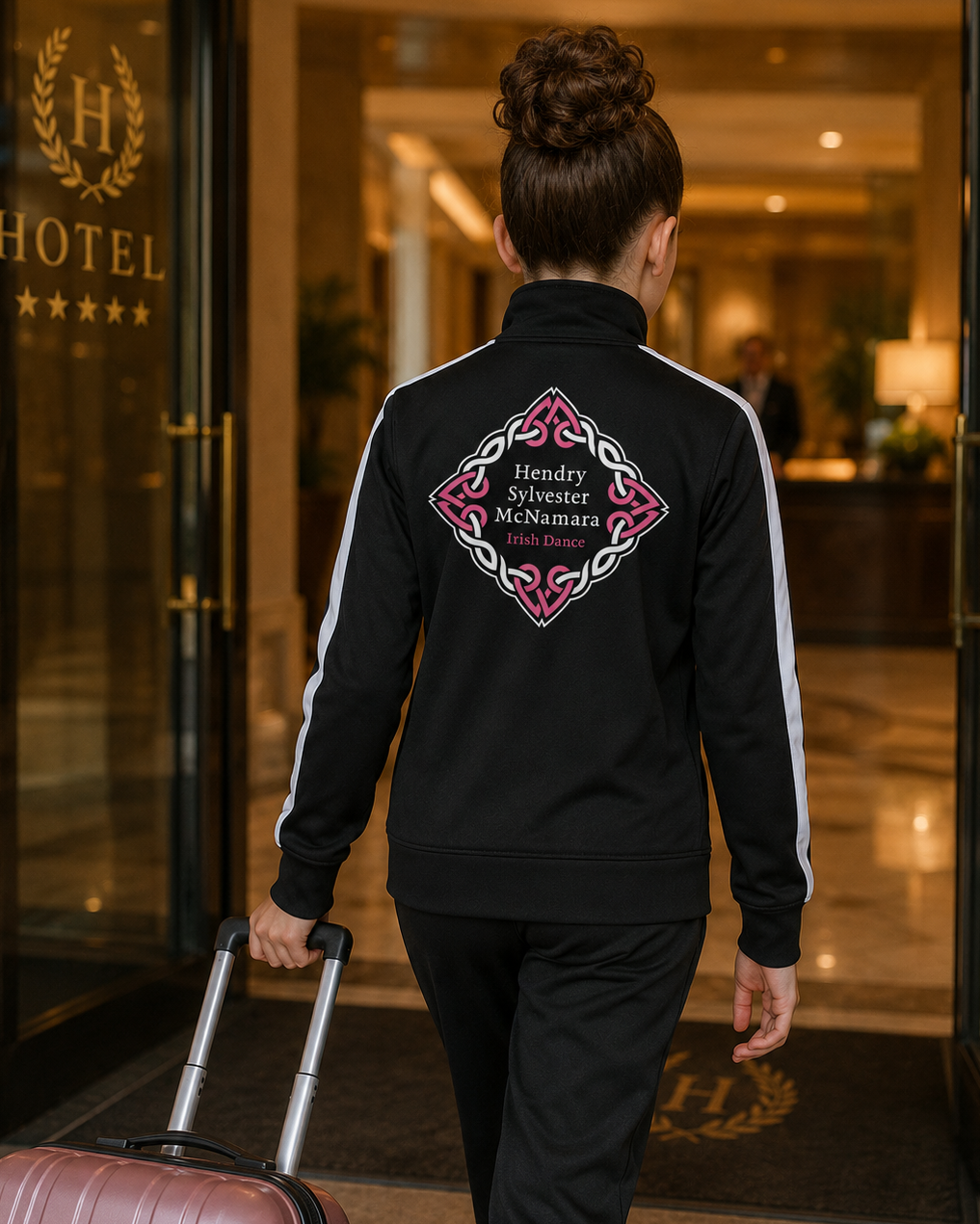 Irish Dance School Gear, Irish Dance Warm-up Gear, Irish Dance Team Jacket, Irish Dance uniform, HSM Travel Jacket