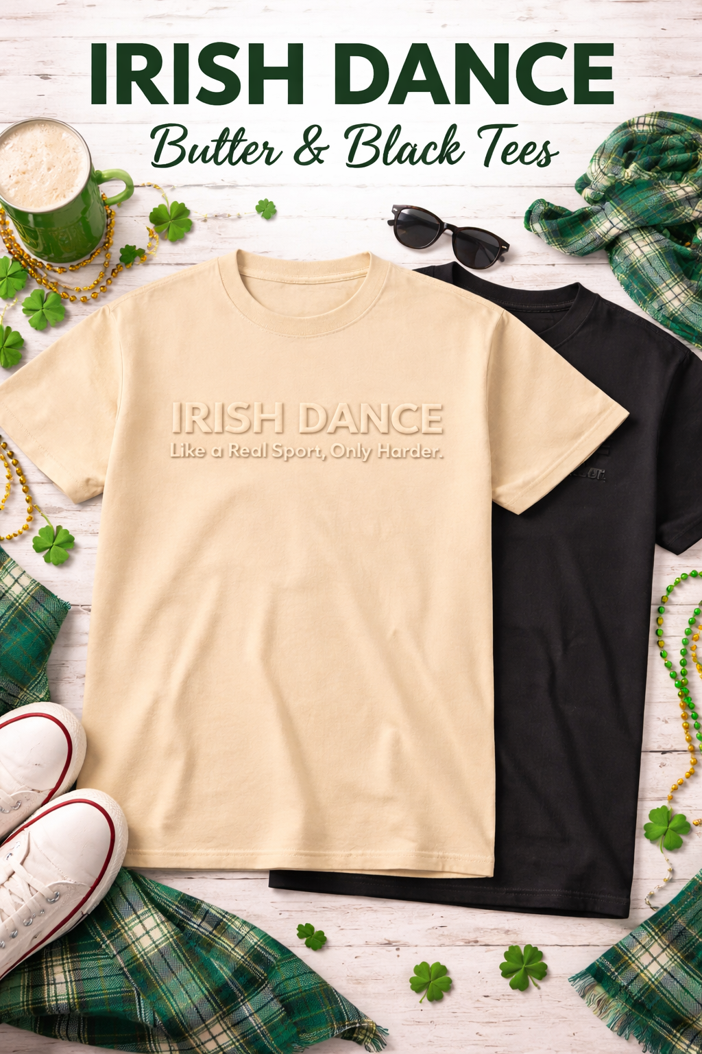 Irish Dance Shirt, Embossed Shirt, Irish dance T-Shirt, Irish Dance Apparel