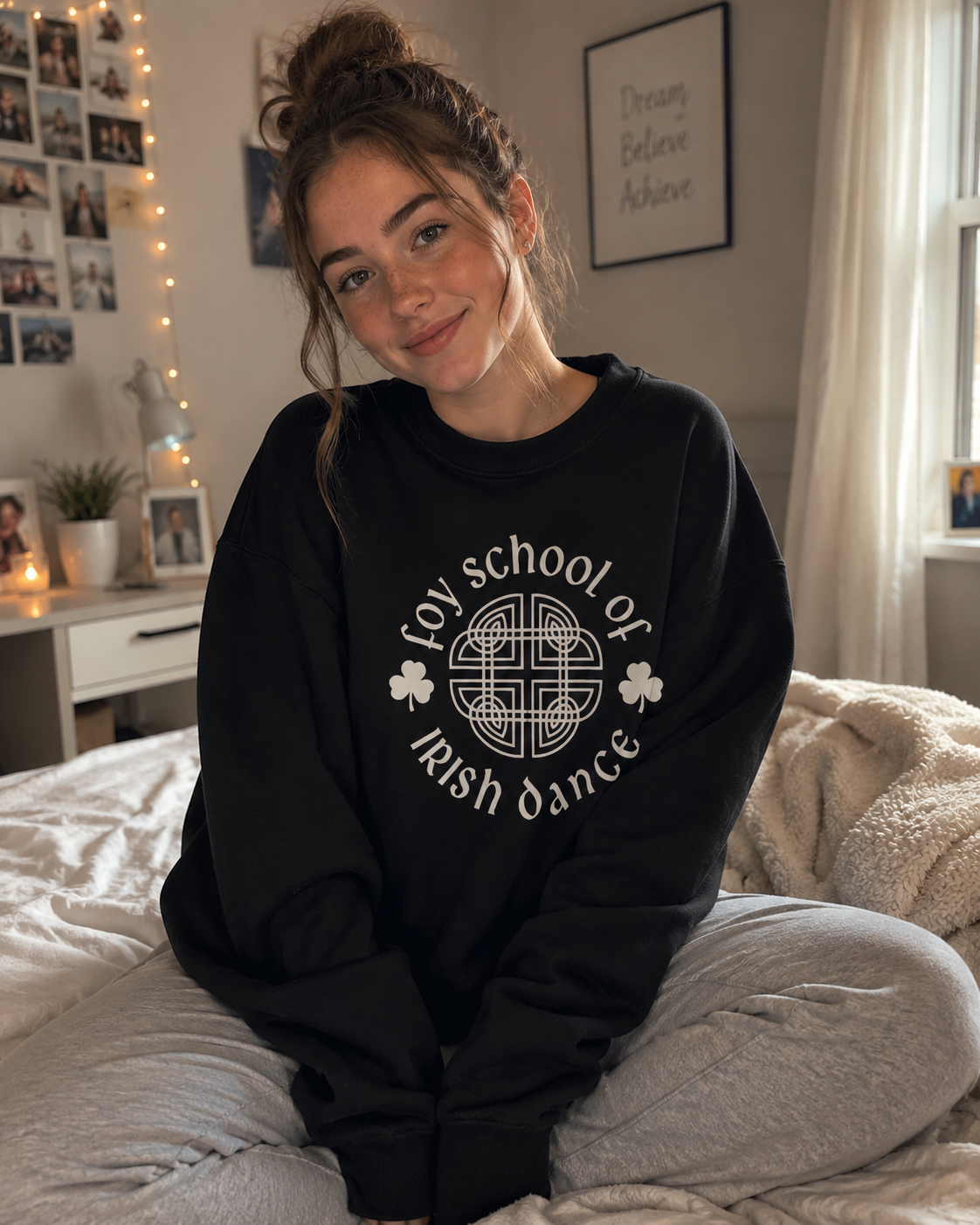 Irish Dance Sweatshirt, Irish Dance Jumper, Irish Dance School Sweatshirt, Irish Dance School Gear, Cozy Irish Dance
