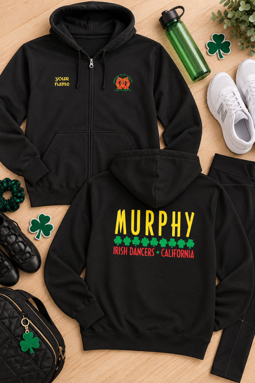 Murphy Irish Dancers Zip Hoodie — Personalized Sweatshirt