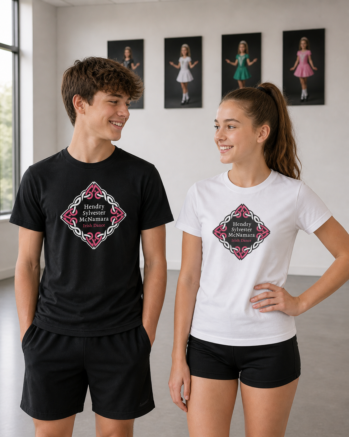Irish dance warm-up gear, Irish Dance School Logo, Affordable Irish Dance, Irish Dance Logo Merch, HSM Shirt