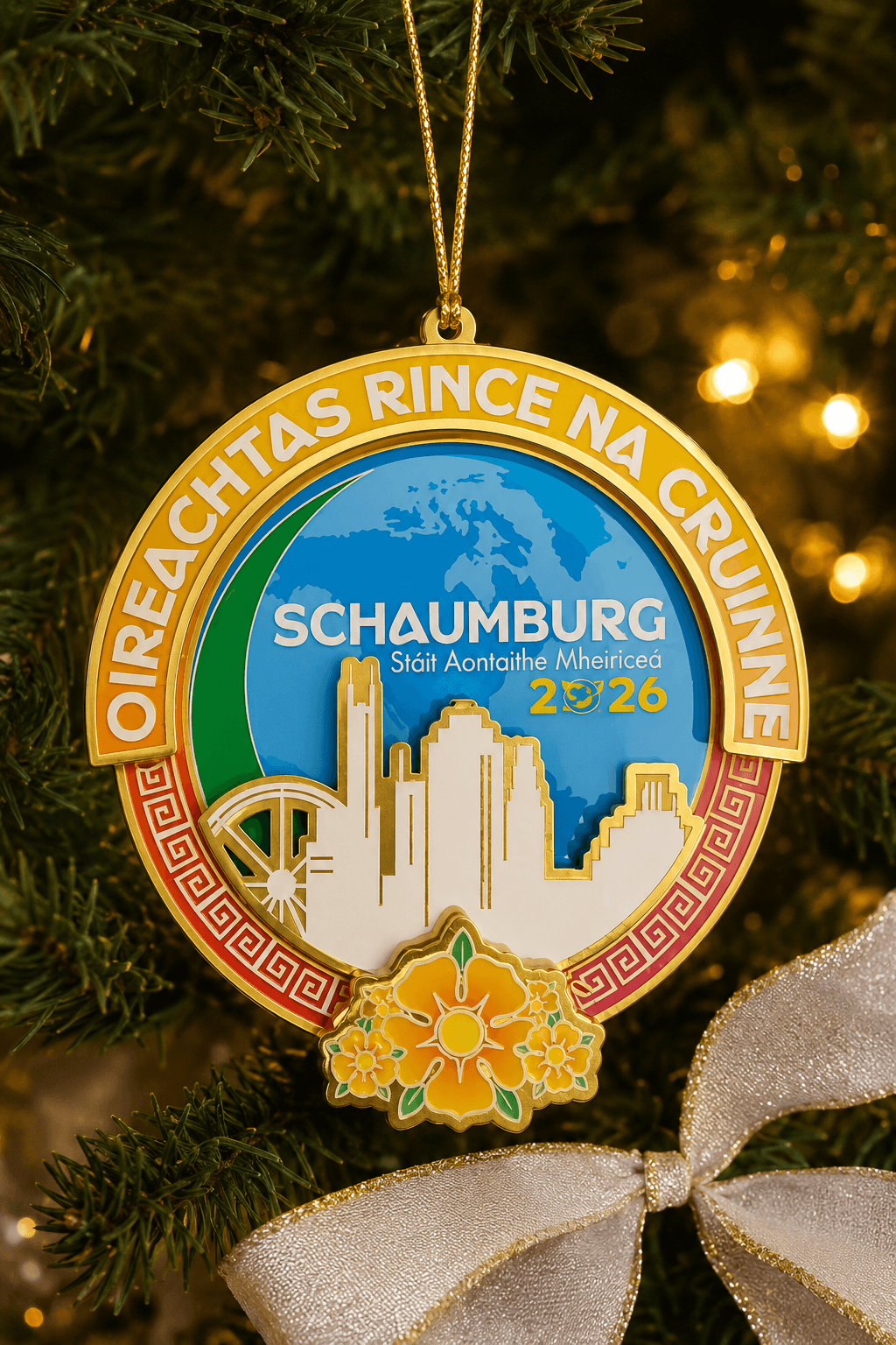 Irish Dance Worlds 2026, Irish Dance Ornament, CLRG Ornament, CLRG Worlds 2026 Ornament