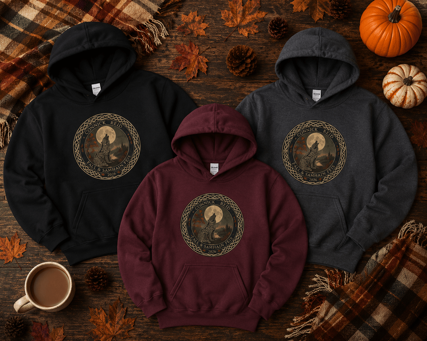 Connick Reid Academy Fall and Samhain Feis Youth Pullover