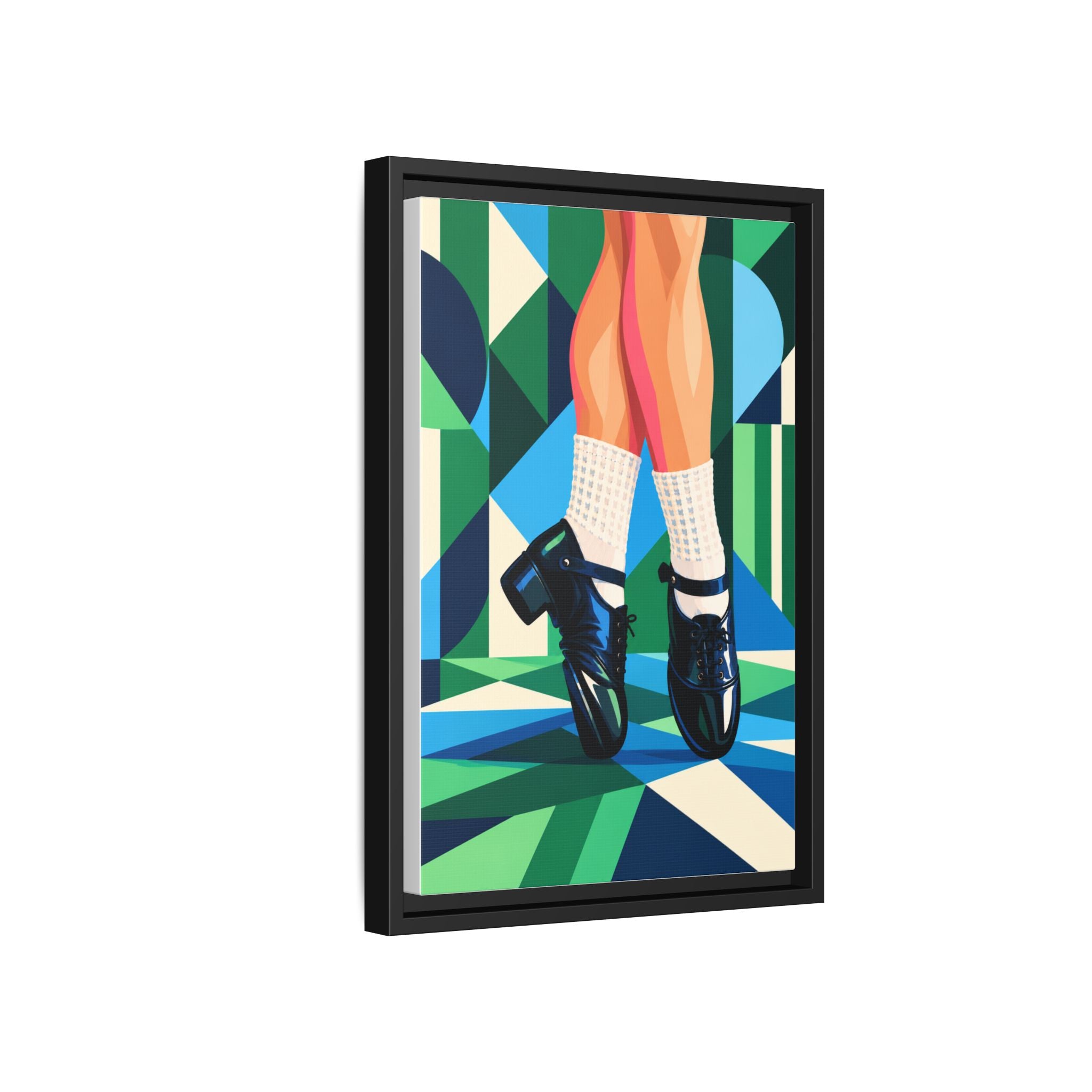 Reel Rhythm ☘️ Irish Dance Wall Art – Hard Shoe Canvas Print