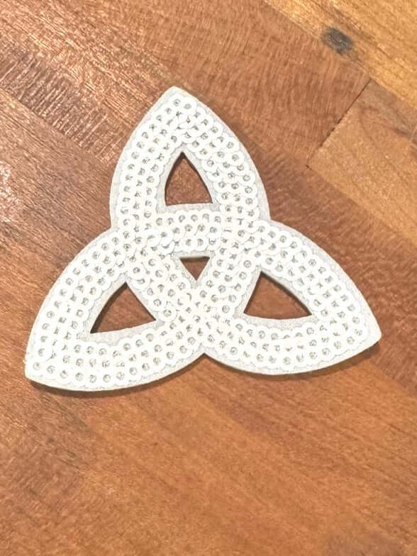 Irish Patch, Trinity Knot Patch, Trinity Irish Dance, Irish Dance Heat Applied Patch, Embroidered Patch