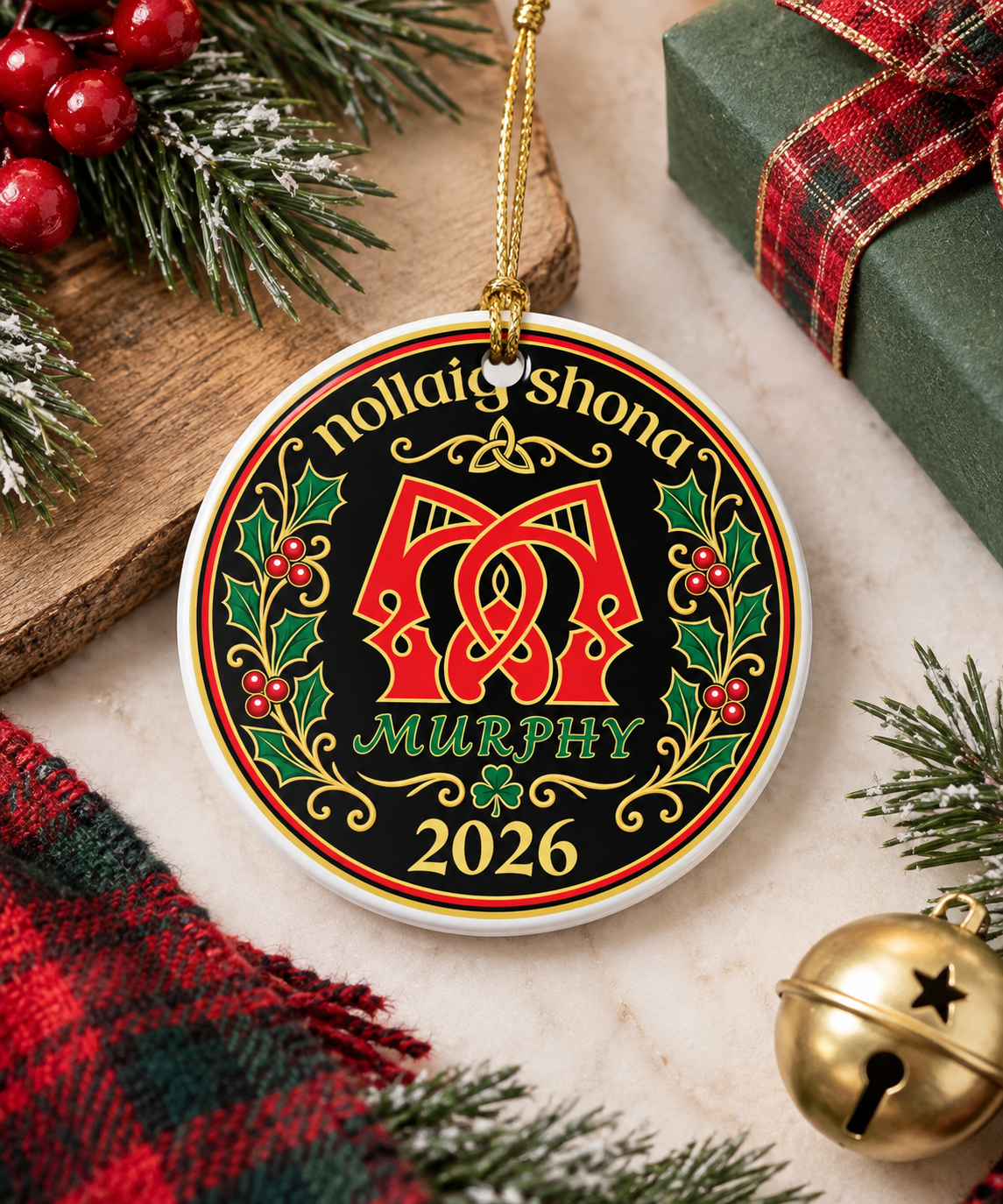 Murphy Irish Dance Christmas Ornament – Nollaig Shona 2026