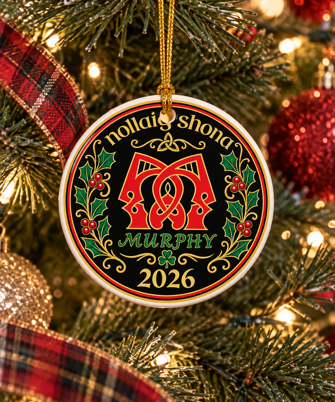 Murphy Irish Dance Christmas Ornament – Nollaig Shona 2026