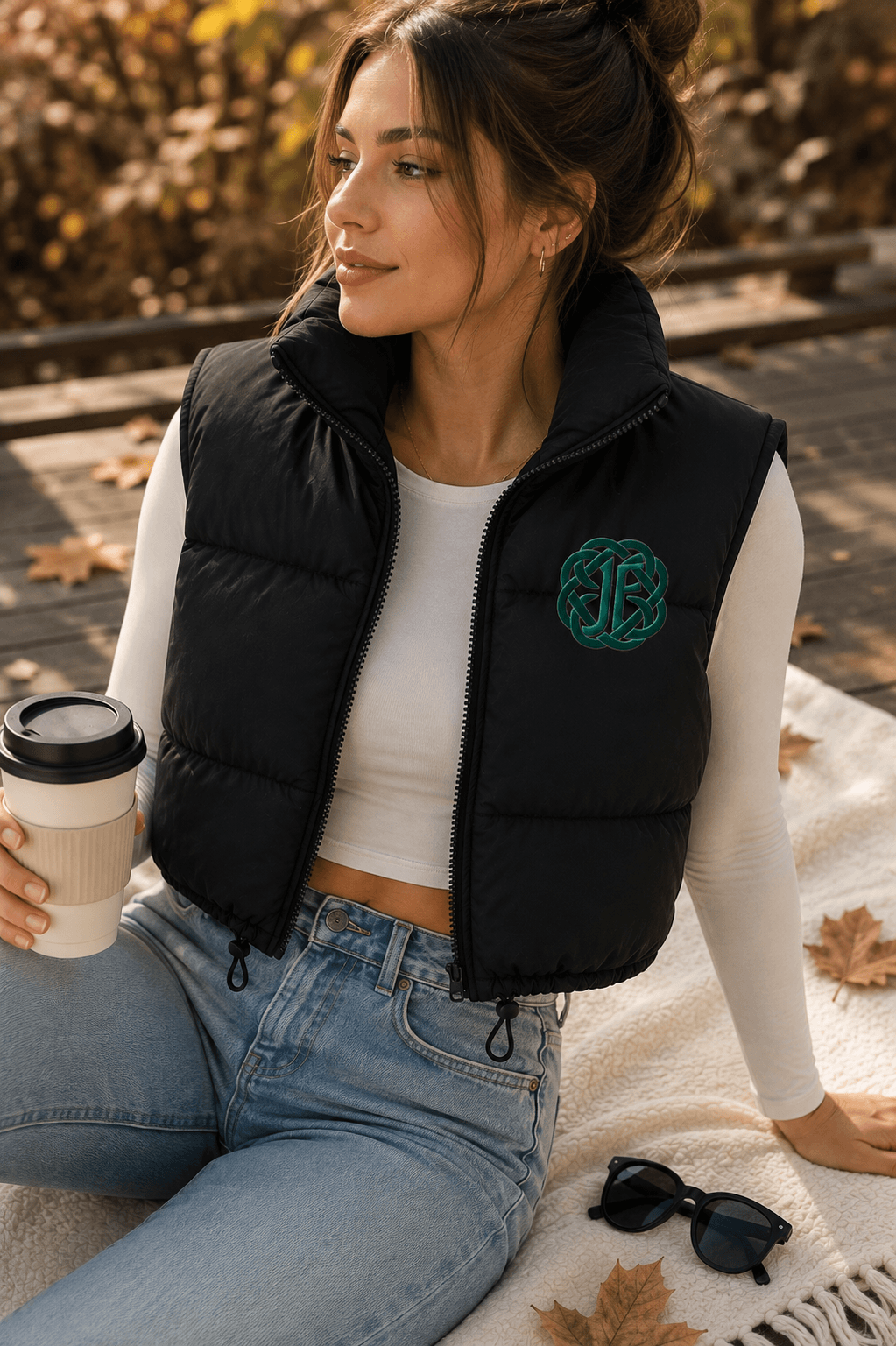 JFIDA Cropped Puffy Jacket
