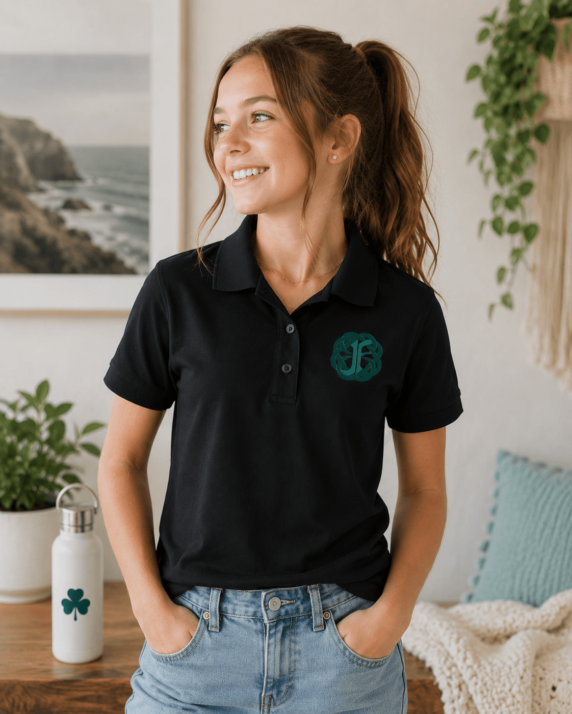 JFIDA Embroidered Performance Polo – Youth & Adult Sizes