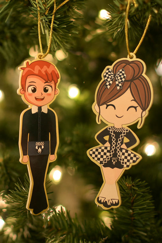 Kavanagh Porter Academy, Irish Dance School Gear, Irish Dance Accessories, irish Dance Ornaments, Irish Dance Christmas Ornaments