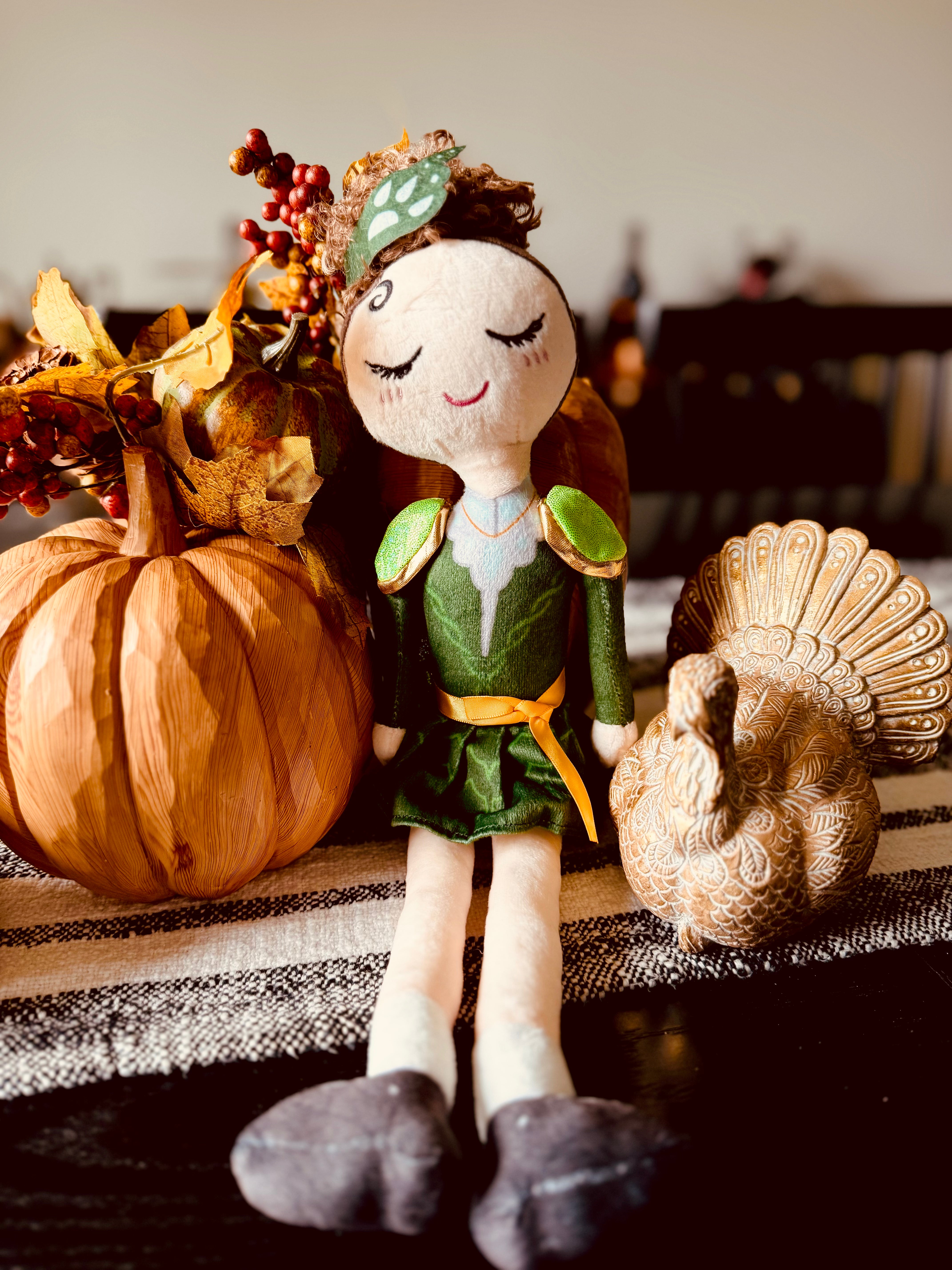 Kelly Doll, Irish Dance Doll, Unique irish Dance Gift, Gift for Irish Dance Girl, Birthday Gift for Irish Dancer