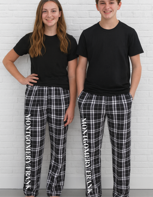 Montgomery Frank Flannel Pants, affordable Irish Dance School Merch, Irish Dance Logo Gear, Irish Dance School Gear, Irish Dance Apparel