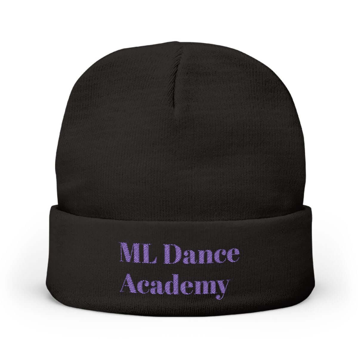 ML Dance Academy Knit Beanie – ballet school apparel and dance gifts