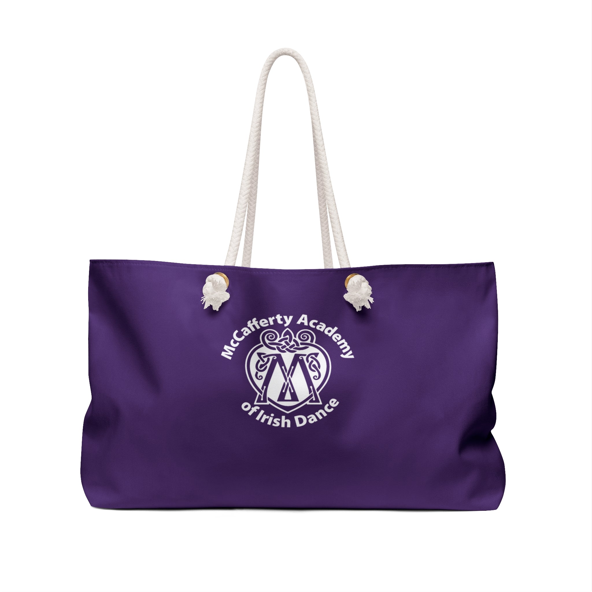 McCafferty Personalized Purple Weekender Bag – Custom Name Irish Dance Travel Tote