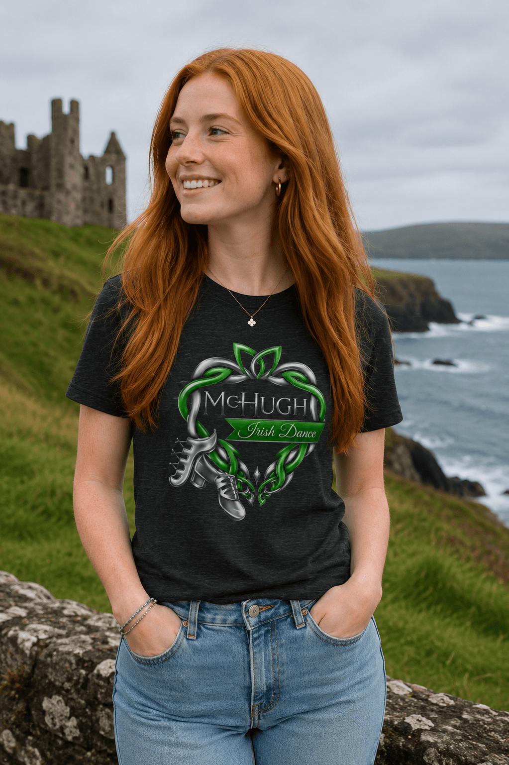 McHugh School T-Shirt, Irish Dance School Apparel, Irish Dance T-shirt