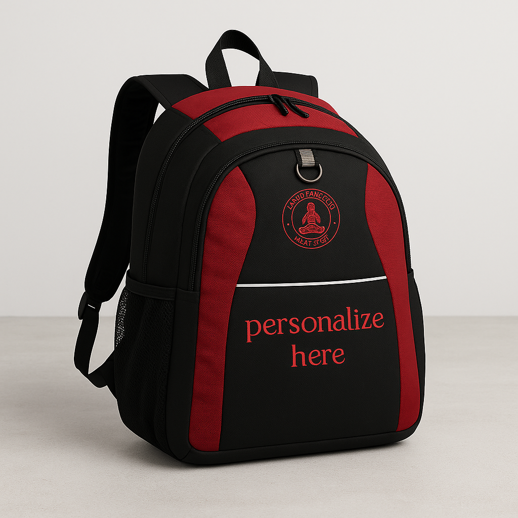 McTeggart Backpack, School backpack, spirit wear for Irish dancers with school logo, custom Irish dance merch