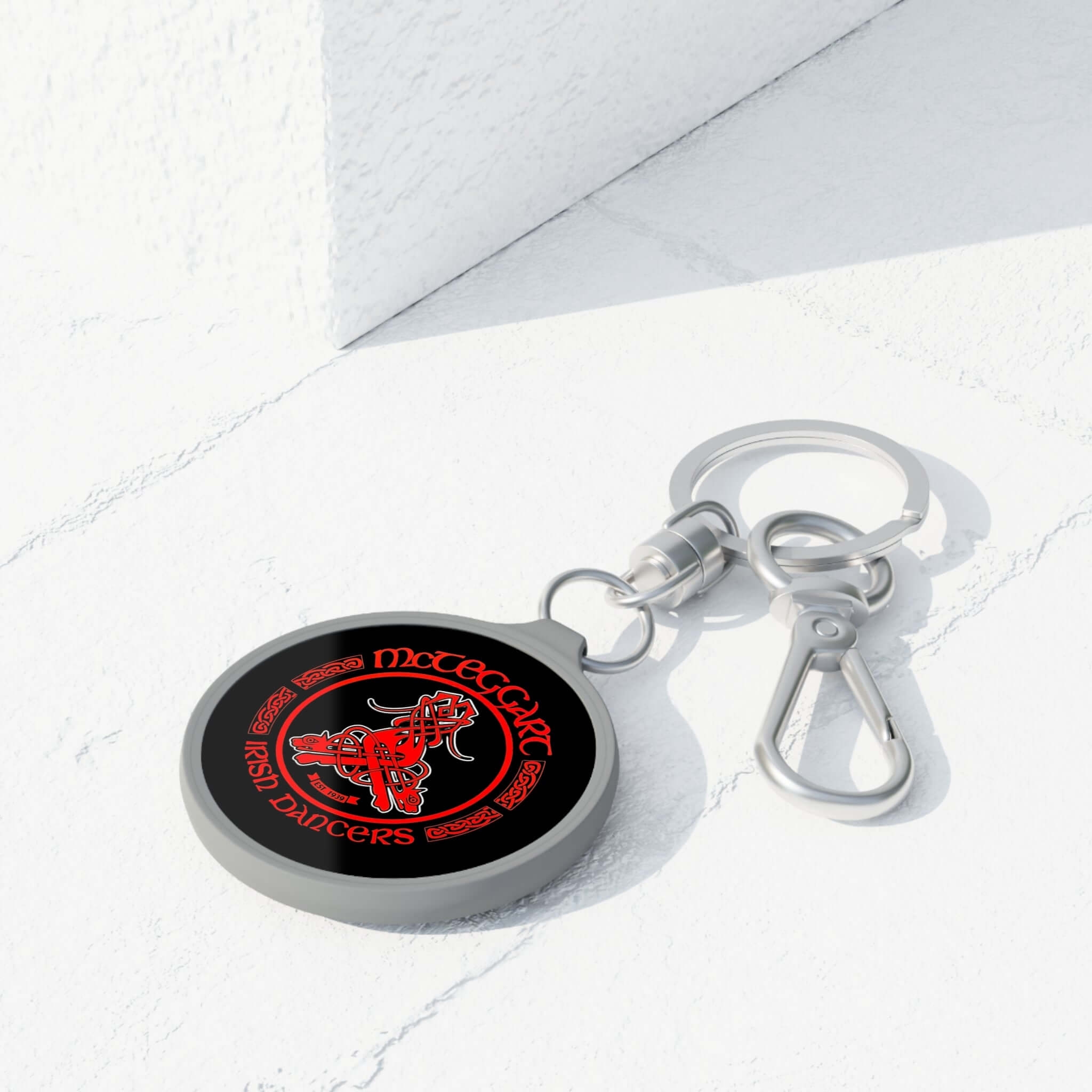 McTeggart Keychain, McTeggart Key Ring, Irish Dance Accessory, Irish Dance Gifts, Irish Dance School Gear, Irish Dance Spirit Wear
