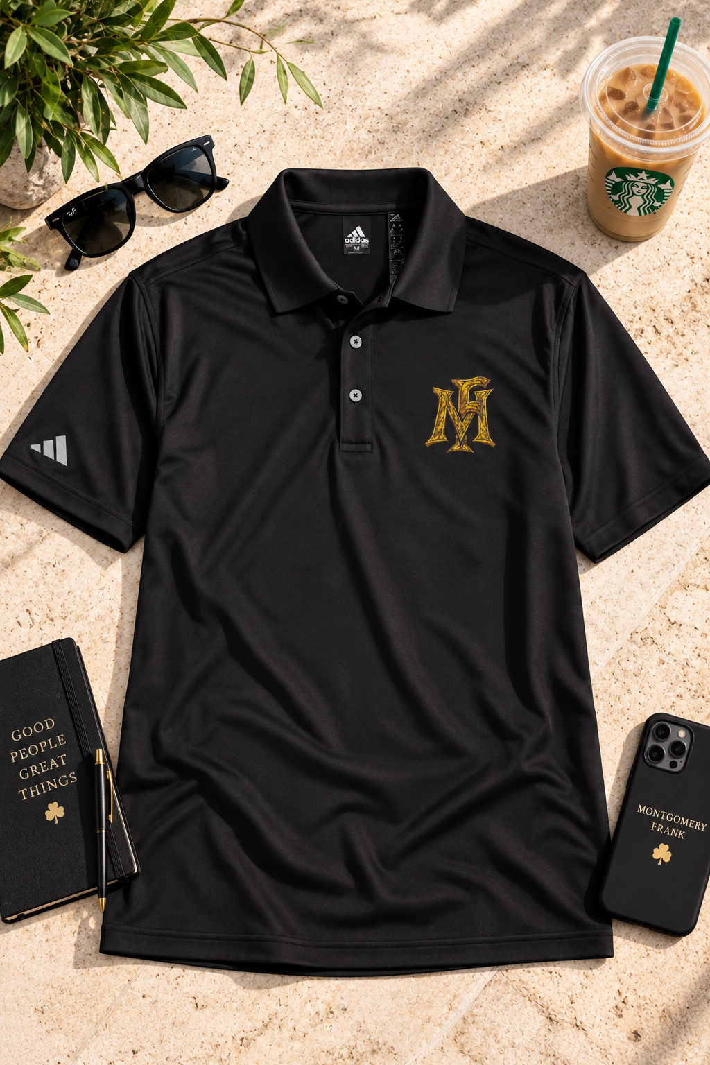 Embroidered Montgomery Frank Adidas Polo