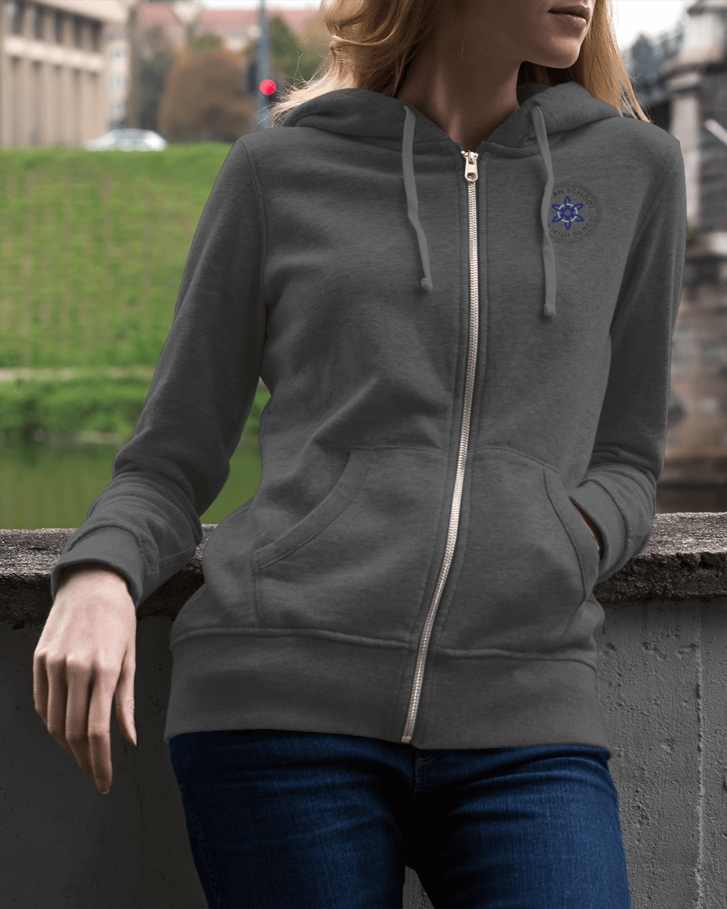 Moran School of Irish Dance, Irish Dance School Gear, Irish Dance School Hoodie, Practice Sweatshirt, Full Zip