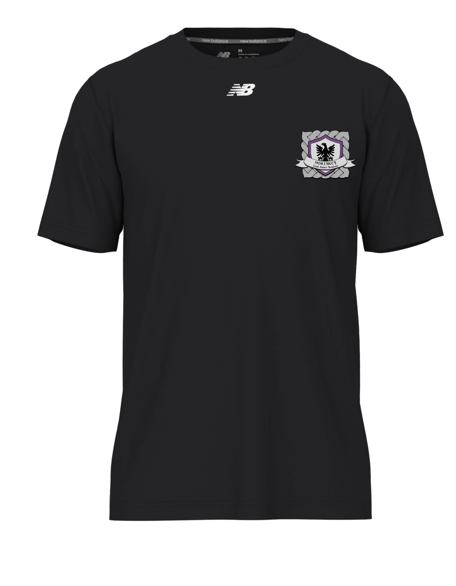 Moriarty Shirt, New Balance, Dance School Merch, Irish Dance Logo Gear, Irish Dance School Gear, Activate Tech