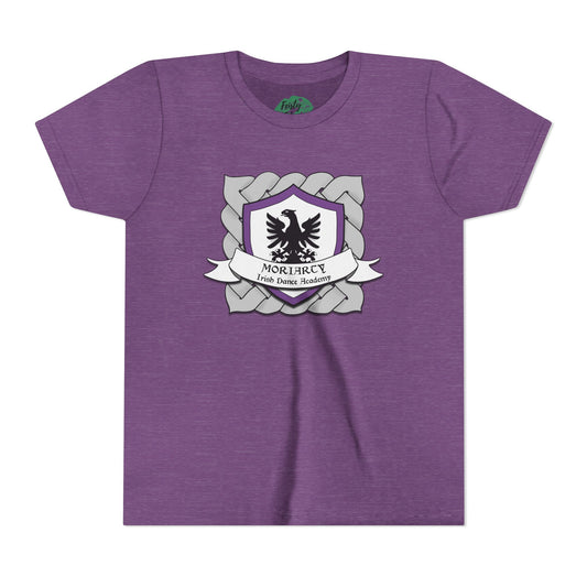 Moriarty Youth Shirts, affordable Irish Dance School Merch, Irish Dance Logo Gear, Irish Dance School Gear, Irish Dance Apparel