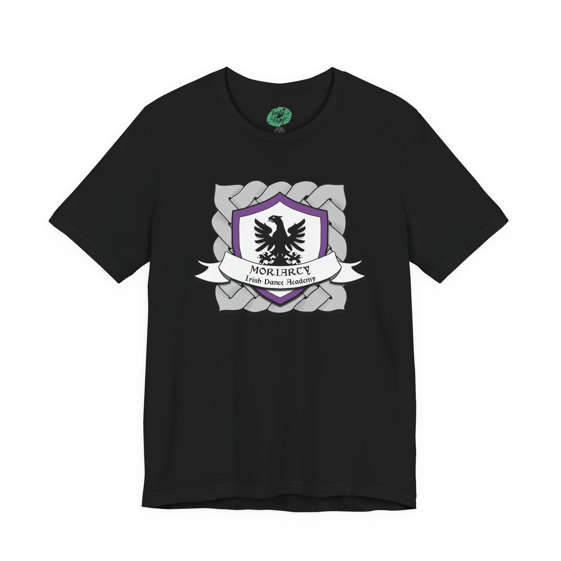 Moriarty T- Shirt, affordable Irish Dance School Merch, Irish Dance Logo Gear, Irish Dance School Gear, Irish Dance Apparel