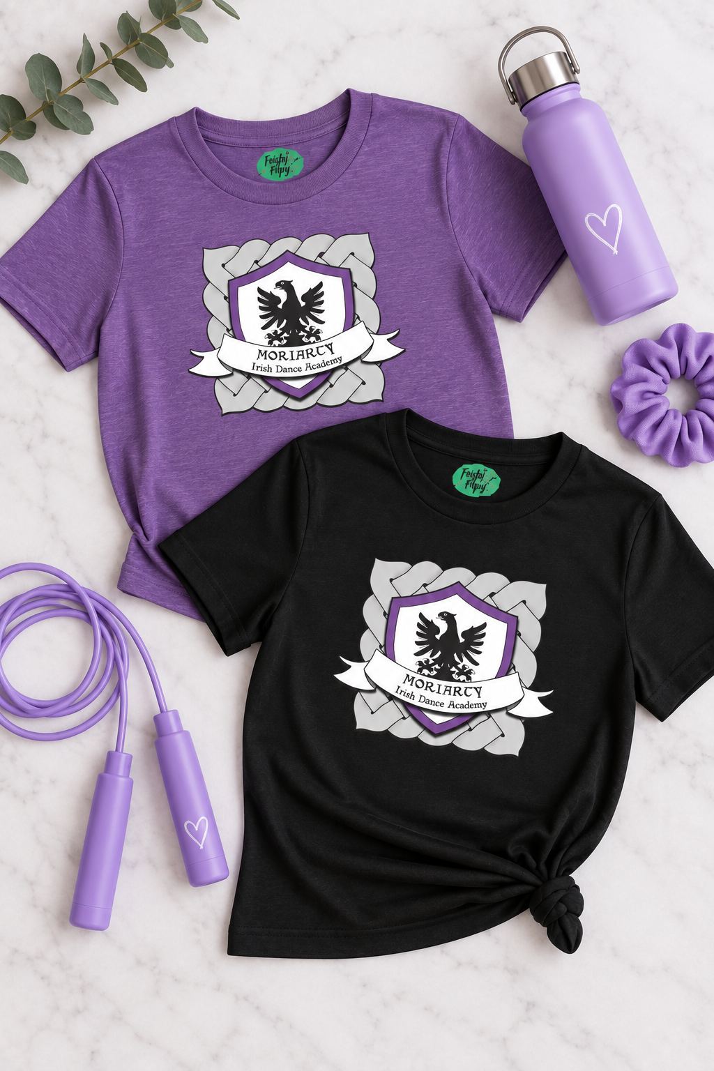 Moriarty youth tee, Irish dance school shirt