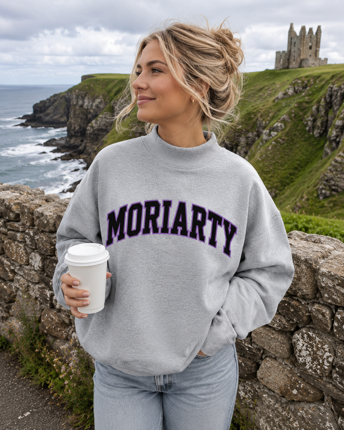Moriarty Mockneck Sweatshirt- **Preoder, ships by Oct 1**